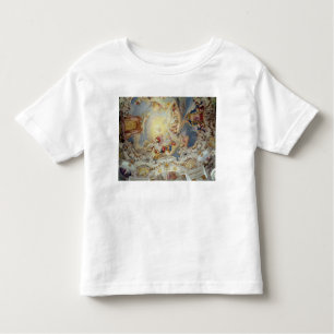 Camiseta Infantil O último julgamento, pintura do teto