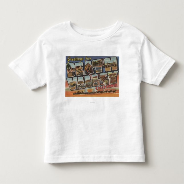 Camiseta Infantil O Vale da Morte, Califórnia - grandes cenas da (Frente)