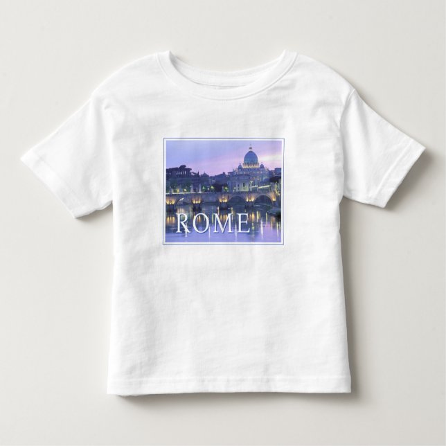 Camiseta Infantil O VATICANO | Roma, Itália (Frente)
