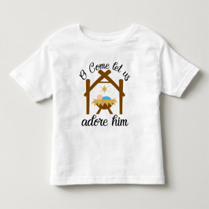Camiseta Infantil Ó Vem Adoremos a Ele