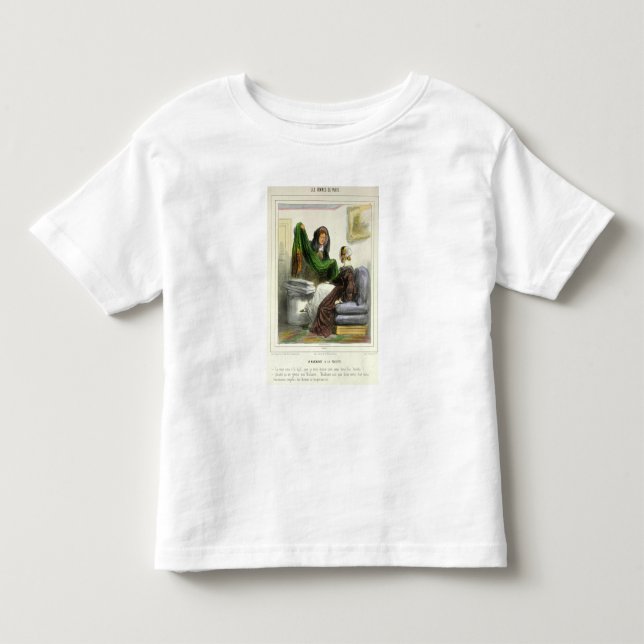Camiseta Infantil O vendedor de pano (Frente)