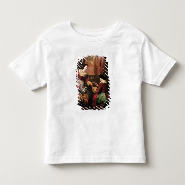 Camiseta Infantil O vendedor vegetal (Frente)