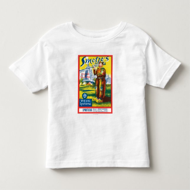 Camiseta Infantil O vinho LabelEurope de Smetje (Frente)