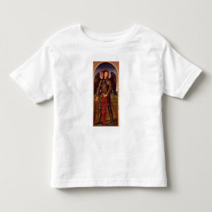 Camiseta Infantil O Virgin e a criança com SS. Raphael e