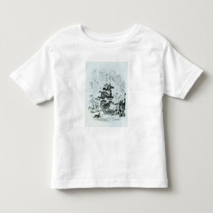Camiseta Infantil O vôo de Turpin através de Edmonton