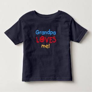 Camiseta Infantil O vovô ama-me