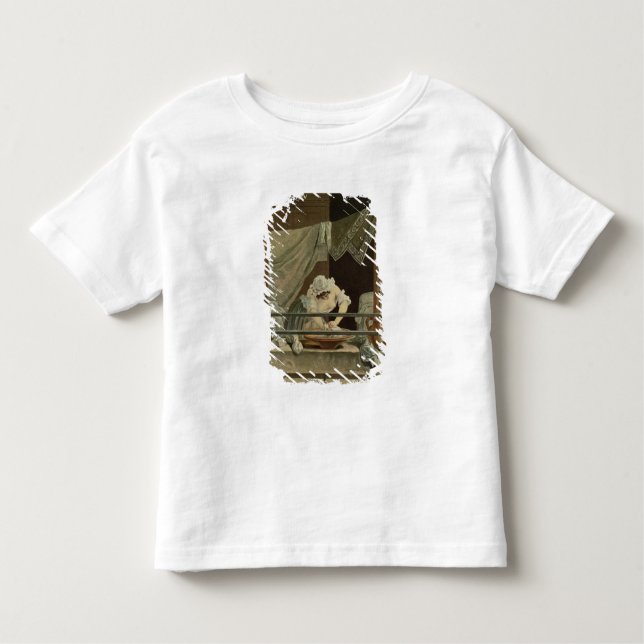 Camiseta Infantil O Washerwoman, gravado por J. Laurent Julien (c1 (Frente)