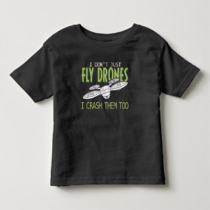 Camiseta Infantil O zangão Multirotor piloto Quadcopter deixa-os de