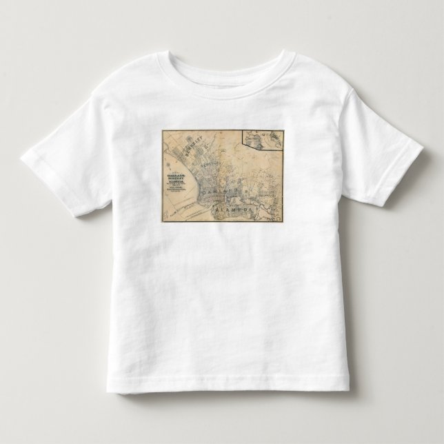 Camiseta Infantil Oakland, Berkeley, Alameda (Frente)