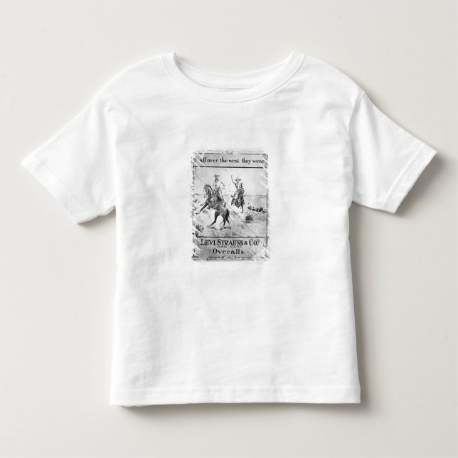 Camiseta Infantil Observe para Levi Strauss & Co, c.1900 (o litho) (Frente)