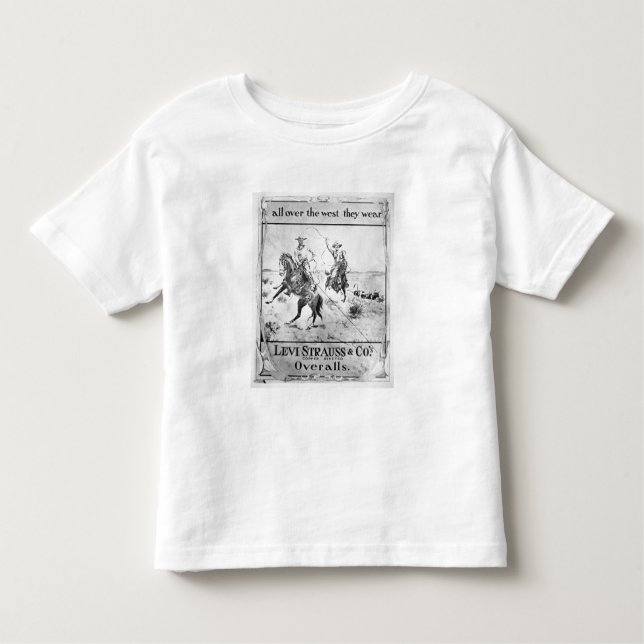 Camiseta Infantil Observe para Levi Strauss & Co, c.1900 (o litho) (Frente)