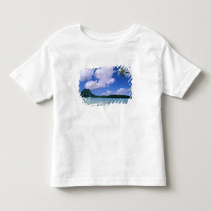 Camiseta Infantil Oceânia, Polinésia Francesa, Taiti. Vista de