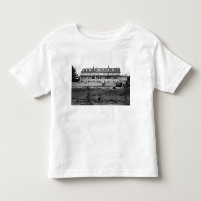 Camiseta Infantil Oceanlake, opinião de Oregon da casa de Dorchester (Frente)