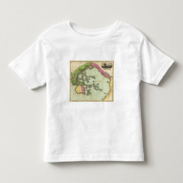 Camiseta Infantil Oceano Pacífico 6 (Frente)