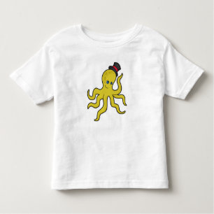 Camiseta Infantil Octopus com chapéu