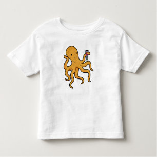 Camiseta Infantil Octopus com Vidro de Sumo