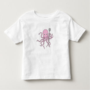 Camiseta Infantil Octopus como assistente com Trident