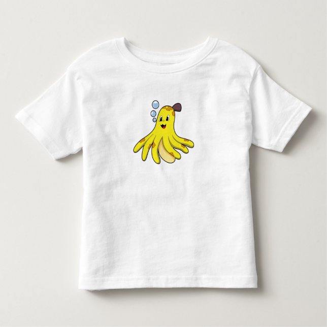 Camiseta Infantil Octopus como Banana (Frente)