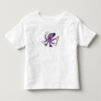 Octopus como mágico com chapéu