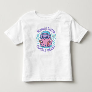 Camiseta Infantil Octopus da Pequena Borracha de Nana