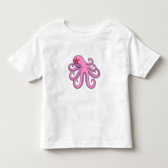 Camiseta Infantil Octopus Starfish (Frente)
