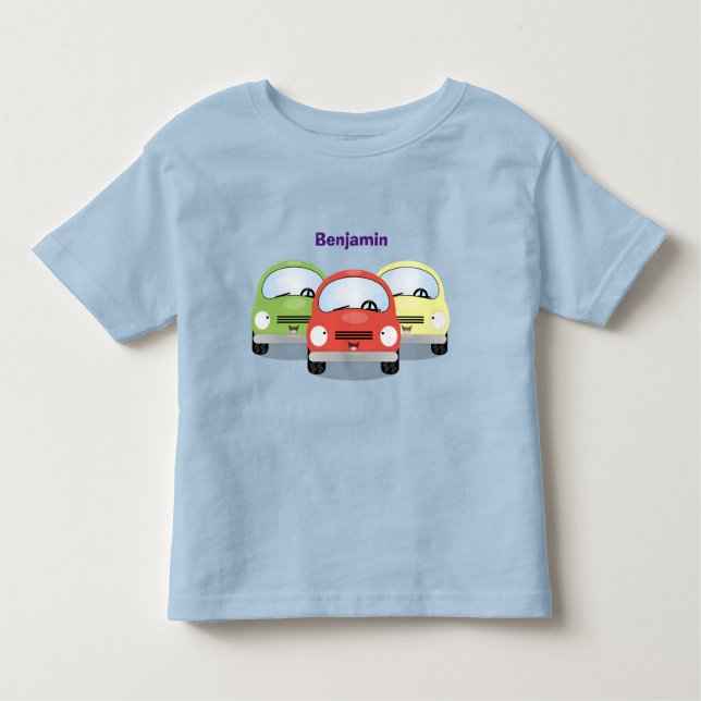 Camiseta Infantil Óculos de desenho animado de kawaii, bonitos (Frente)