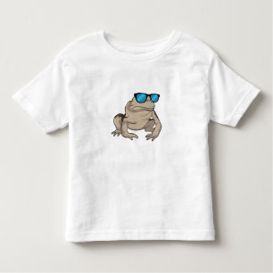 Camiseta Infantil Óculos de sol sapo
