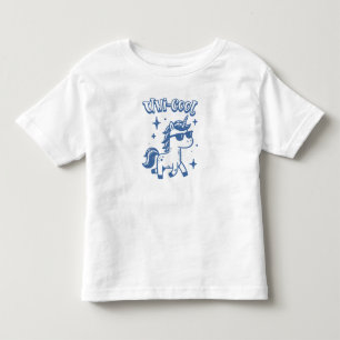 Camiseta Infantil Óculos de Sol Unicórnio Uni-Cool