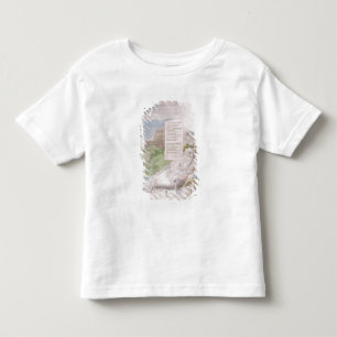 Camiseta Infantil Ode em uma perspectiva distante da faculdade de