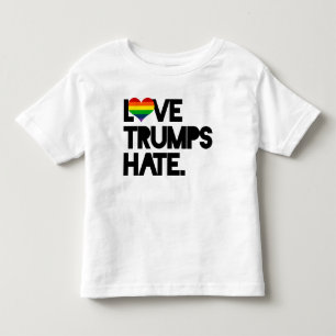 Camiseta Infantil Ódio dos trunfos do amor
