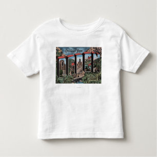 Camiseta Infantil Ogden, letra ScenesOgden de UtahLarge, UT
