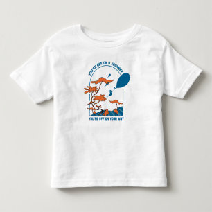 Camiseta Infantil Oh, Lugares que Você Irá! "Fora em uma Jornada"