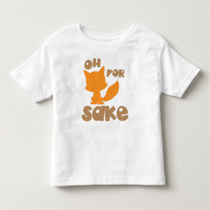 Camiseta Infantil Oh Para Fox Sake, Fox Silhouette, Woodland Animal