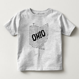 Camiseta Infantil Ohio Maze Quebra-cabeça