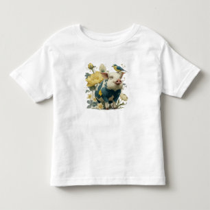 Camiseta Infantil Oink-tastic: Design de porcos divertidos