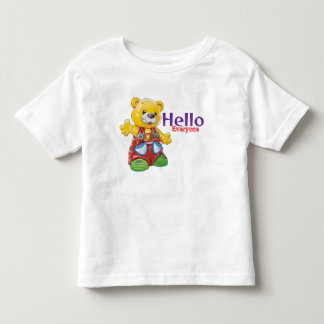 Camiseta Infantil Olá a todos 
