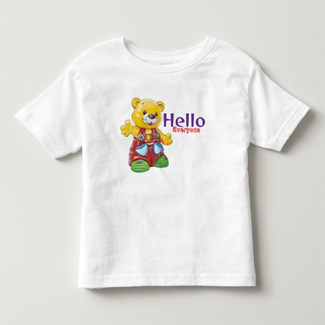 Camiseta Infantil Olá a todos  (Frente)