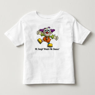 Camiseta Infantil Olá ___! Assista-me dançar