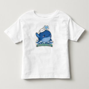 Camiseta Infantil Olá Baleia Ali Baleia Sorridente com Chapéu de Mar