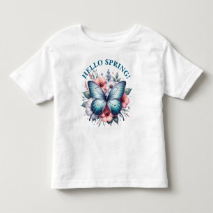 Camiseta Infantil Olá Borboleta da Primavera-96282