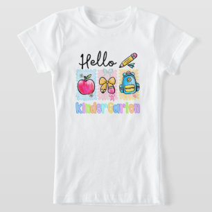 Camiseta Infantil Olá Jardim de Infância