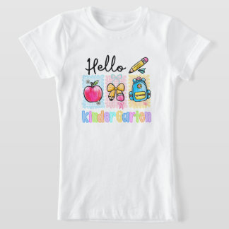 Camiseta Infantil Olá Jardim de Infância