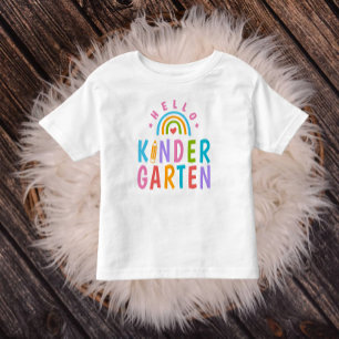 Camiseta Infantil Olá Jardim de Infância Toddler T-Shirt