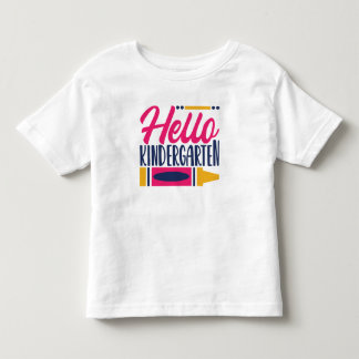 Camiseta Infantil Olá Kindergarten
