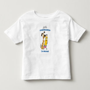 Camiseta Infantil Olá Personalizado Jardim de Infância
