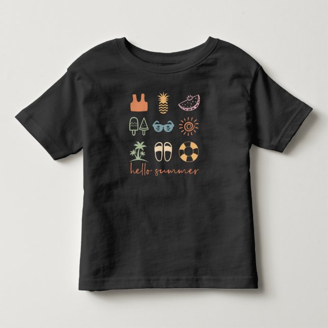 Camiseta Infantil Olá Summer (Frente)