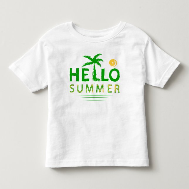 Camiseta Infantil Olá Summer (Frente)