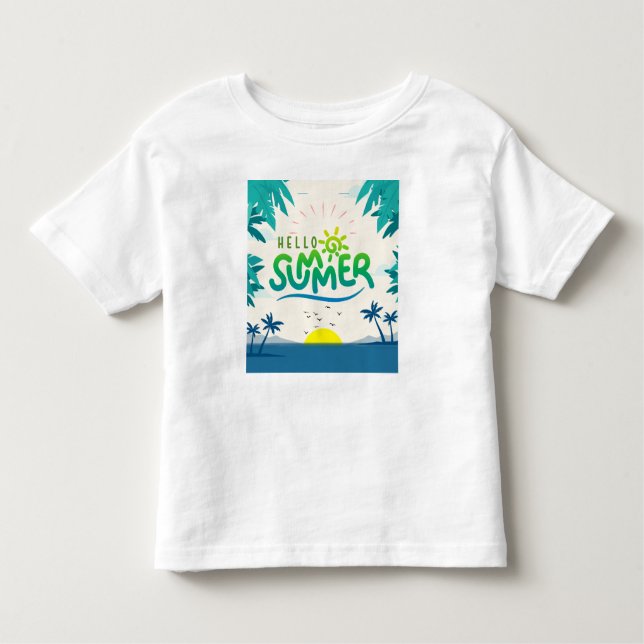 Camiseta Infantil Olá Summer (Frente)