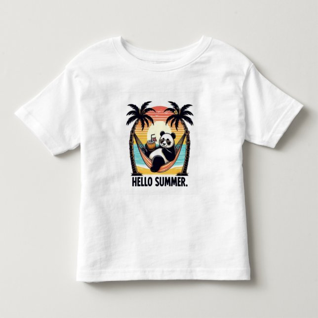 Camiseta Infantil Olá Summer (Frente)
