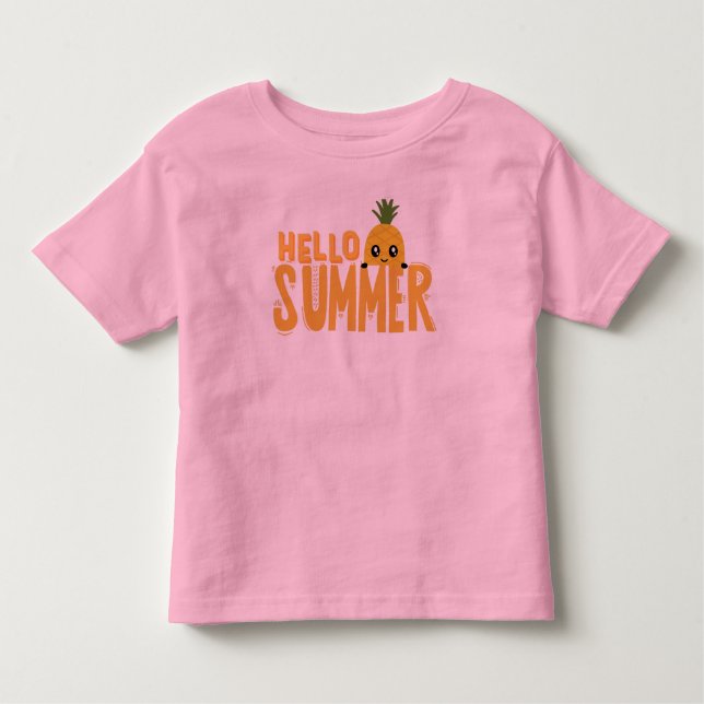 Camiseta Infantil Olá Summer (Frente)